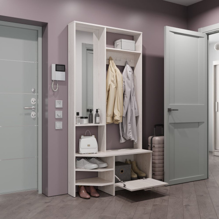 Прихожая "Тео" ПР-01 (ясень белый)