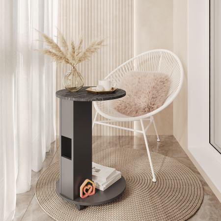 Стол журнальный "Ричи" (Черный)