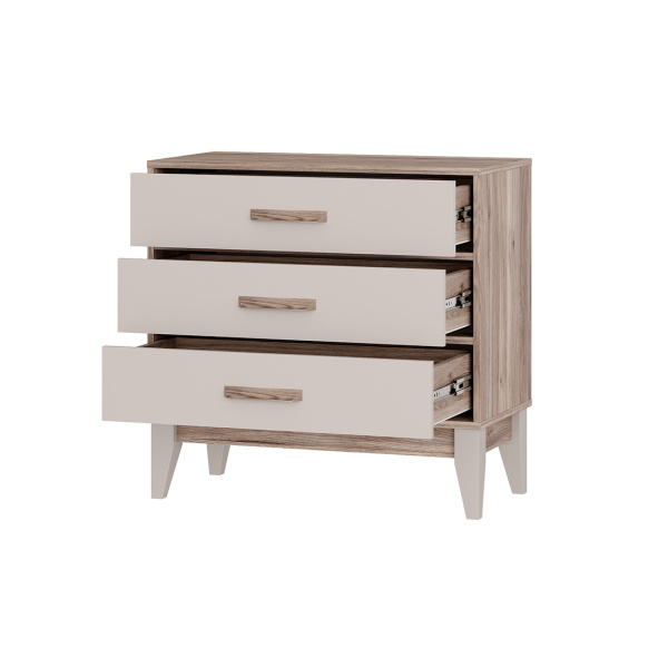 Комод "Скандика" КМ-01 (дуб смоки/кашемир)