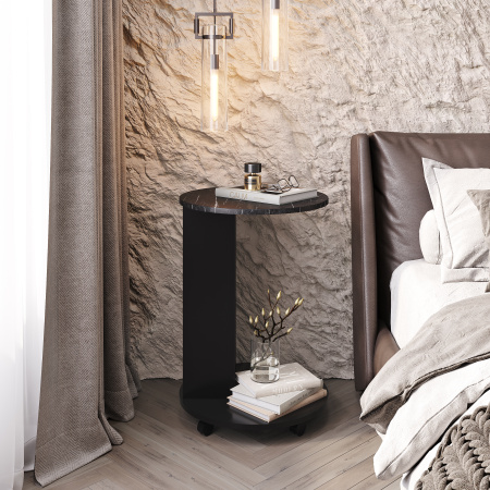 Стол журнальный "Ричи" (Черный)