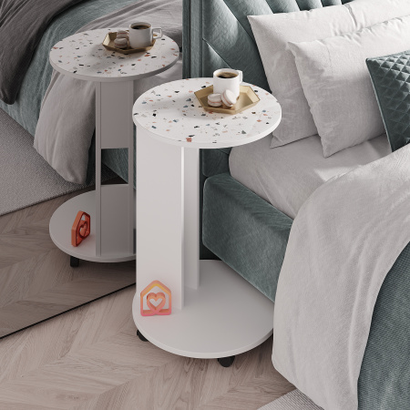 Стол журнальный "Ричи" (Белый)