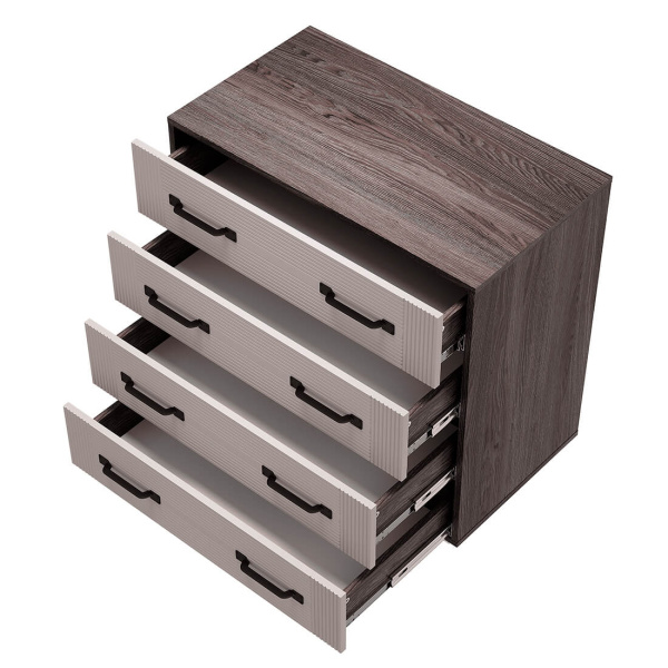 Комод "Моника" КМ-09  (ясень темный/MF03)