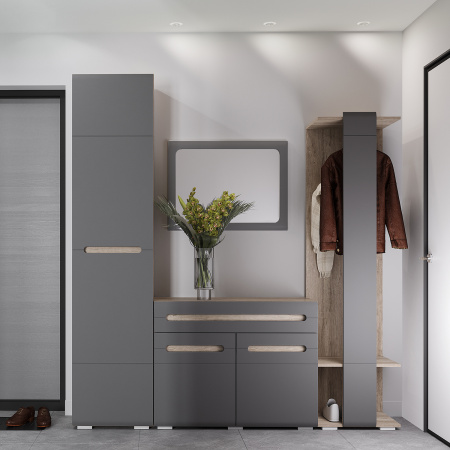  Вешалка "Наоми" ВШ-02  (дуб каньон/графит)