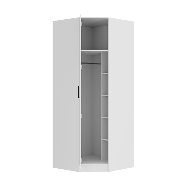 Шкаф угловой "Фьюжн" ШКУ-04 (Белый)