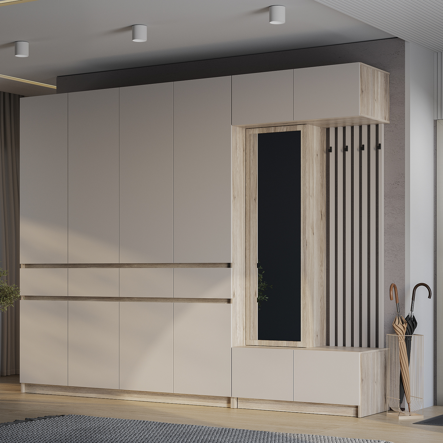 Новинка - модульная прихожая "Багира"