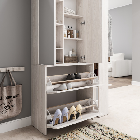 Прихожая "Россо" ПР-05 (Ясень белый)