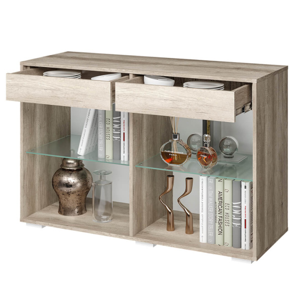 "Наоми" Комод КМ-10 (дуб каньон/графит)