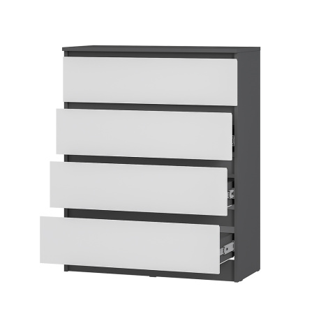 Комод "Шарм" КМ-02 (Графит/ Белый)