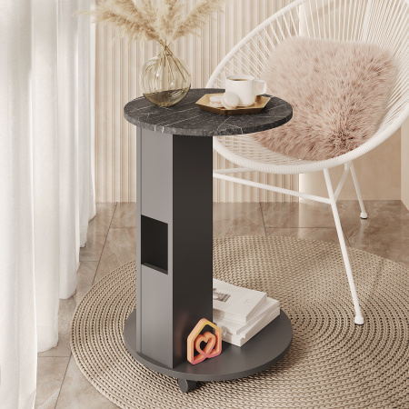 Стол журнальный "Ричи" (Черный)