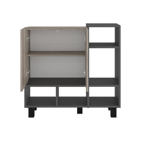 Тумба "Урана" ТБ-17 (Графит/Дуб смоки)