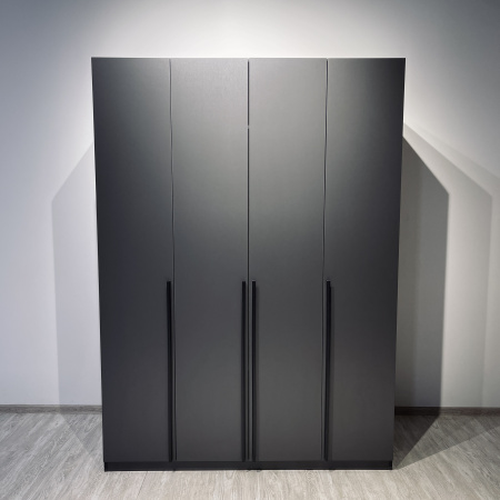 Шкаф 4-х створчатый "Айрон" ШК-13 (МБ) Графит (Графит)