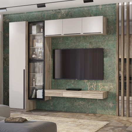 Пенал "Урбан" ПН-01 (Дуб смоки/Кашемир)