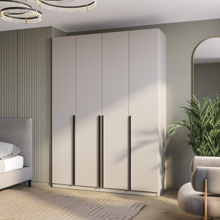 Шкаф 4-х створчатый "Айрон" ШК-13 (МБ) Кашемир (Кашемир)