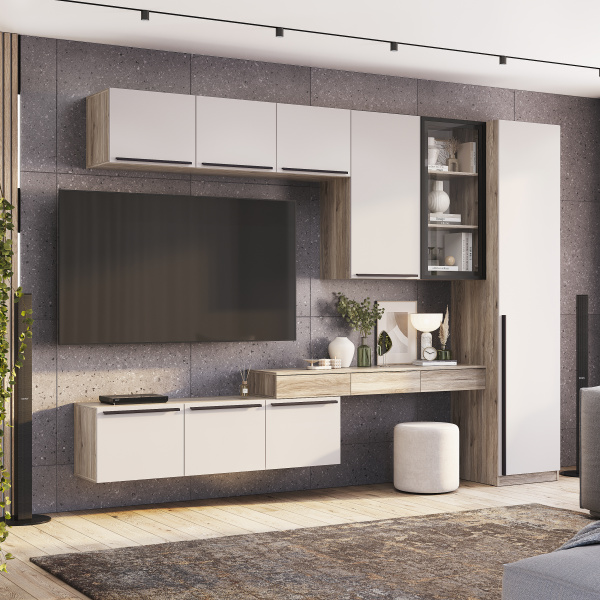 Тумба "Урбан" ТБ-18 (Дуб смоки/Кашемир)