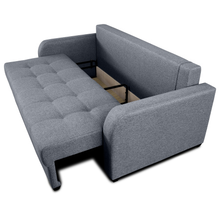 Диван прямой Амелия тик-так НПБ (локти овал / ткань: Ева 9)