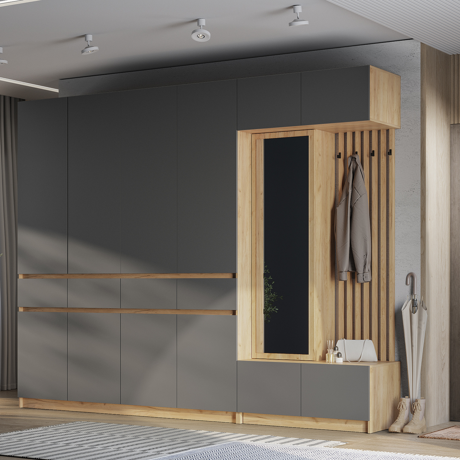 Новинка - модульная прихожая "Багира"