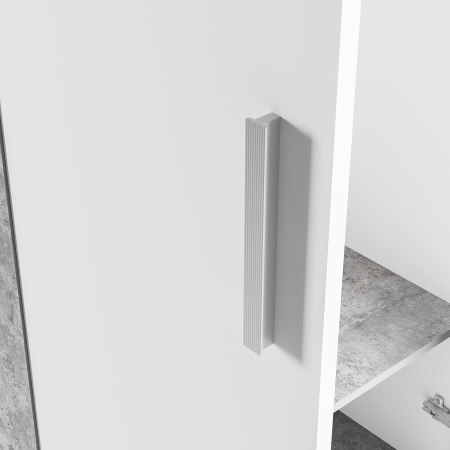 "Инстайл" Шкаф для белья ШК-31 (бетон/белый)