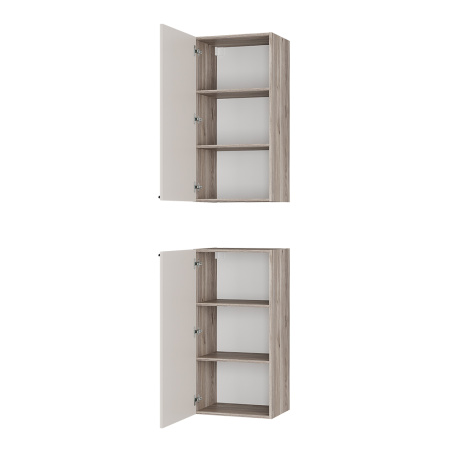 Шкаф навесной "Урбан" ШКН-07 (Дуб смоки/Кашемир)