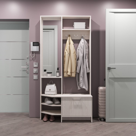 Прихожая "Тео" ПР-01 (ясень белый)