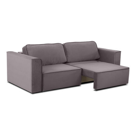 Диван прямой Бергамо выкатной 2х секционный НПБ (ткань: Model cappucino)