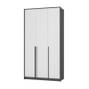 Шкаф 3-х створчатый "Шарм" ШК-10 (Графит/ Белый)