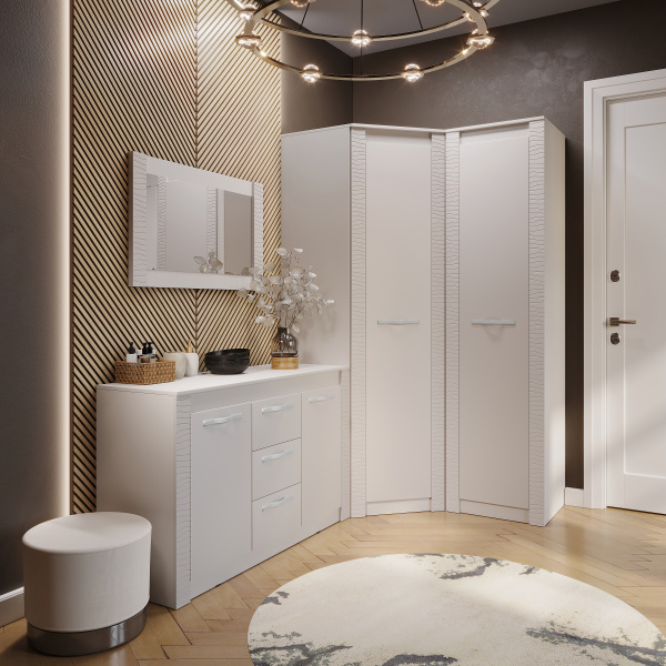 Шкаф угловой "Монако" ШК-42 (кашемир/MF03)