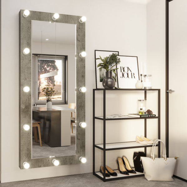 "Инстайл" зеркало (бетон)