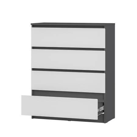 Комод "Шарм" КМ-02 (Графит/ Белый)