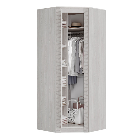 Шкаф угловой "Монако" ШК-42 (ясень белый/F12)