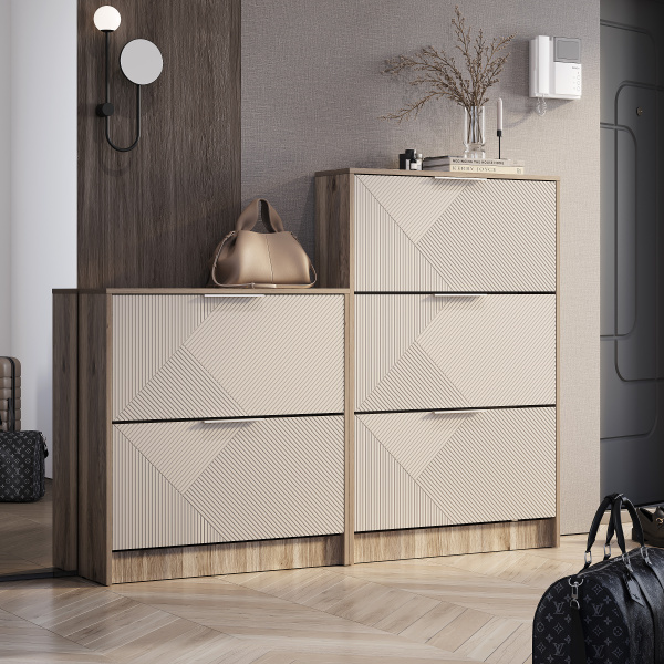 Обувница "Эмилия" ТБ-22 (Дуб смоки/Айриш (MF03))