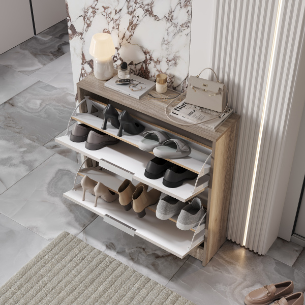 Обувница "Эмилия" ТБ-22 (Дуб смоки/Айриш (MF03))