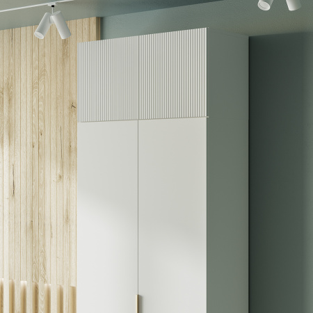 Шкаф 2-х створчатый "Шик" ШК-05 (Белый)