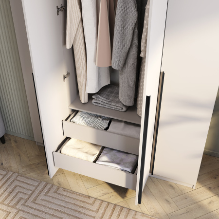 Шкаф 4-х створчатый "Айрон" ШК-13 (МБ) Кашемир (Кашемир)