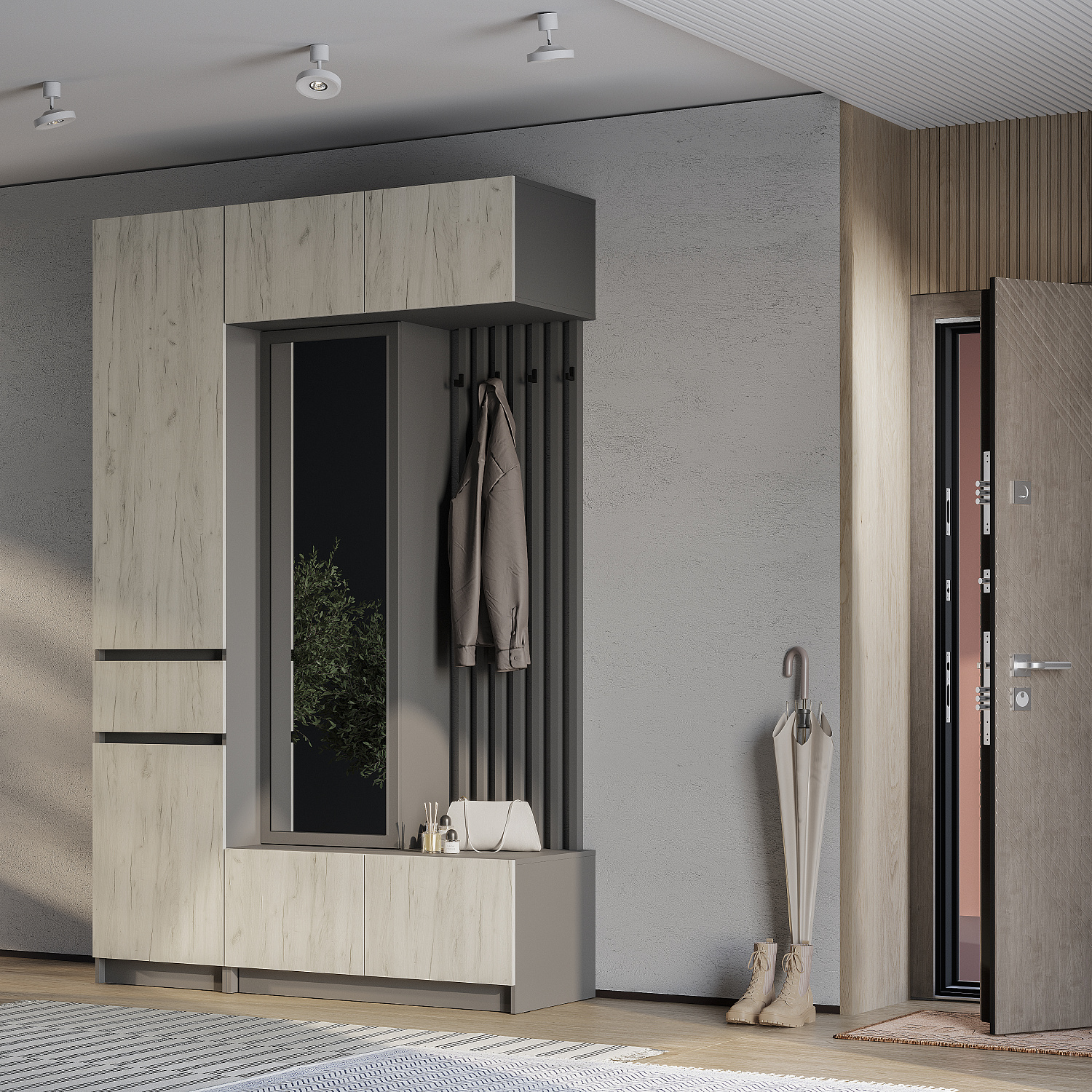 Новинка - модульная прихожая "Багира"