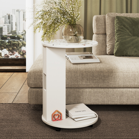 Стол журнальный "Ричи" (Белый)