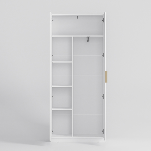 Шкаф 2-х створчатый "Шик" ШК-05 (Белый)