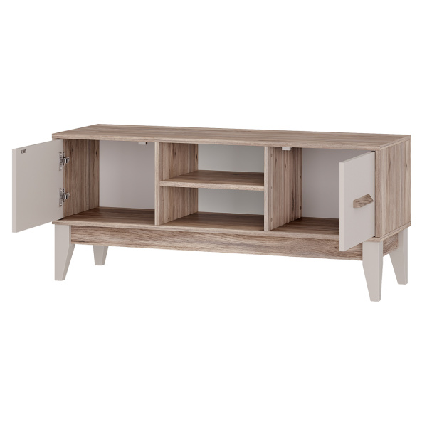 Тумба под ТВ "Скандика" ТБ-08 (дуб смоки/кашемир)