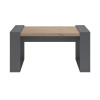 Стол журнальный "Арчи" (Графит/Дуб керра)