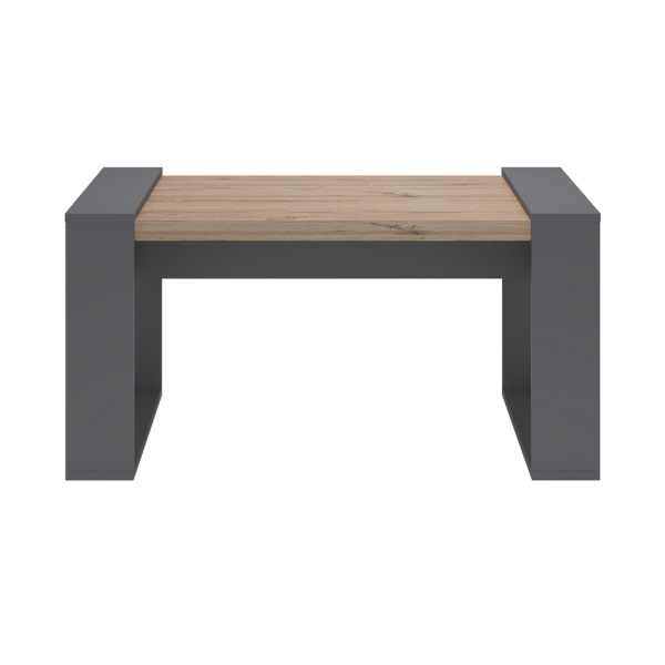 Стол журнальный "Арчи" (Графит/Дуб керра)