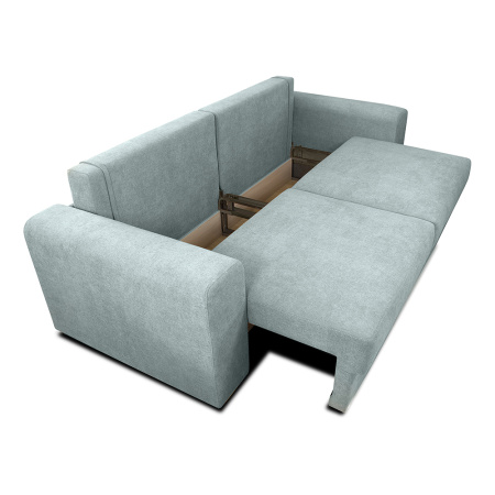 Диван прямой Верона тик-так 2х секционный НПБ (ткань: Model beige )