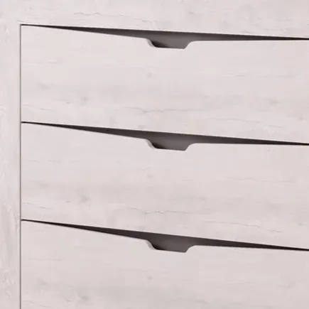 Комод "Леонардо" КМ-13 (Бетон пайн светлый/графит)