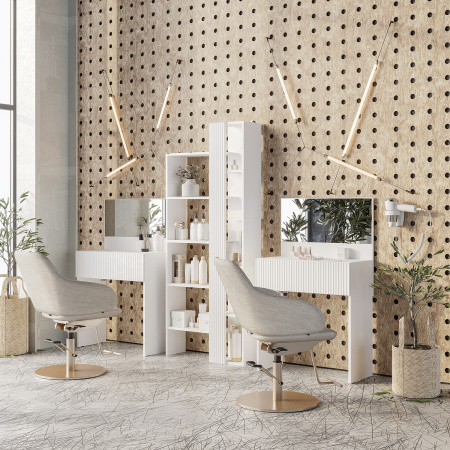 Стол туалетный "Монблан" СТ-03 (белый/лофт белый (М17)