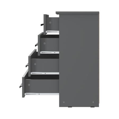 Комод "Тефия" КМ-02 (Графит)