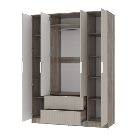Шкаф 4-х створчатый "Эмилия" ШК-11 