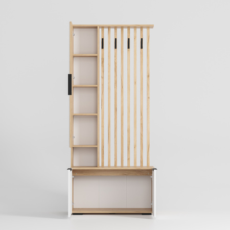 Прихожая "Сандра" ПР-03 (Крафт/Белый)