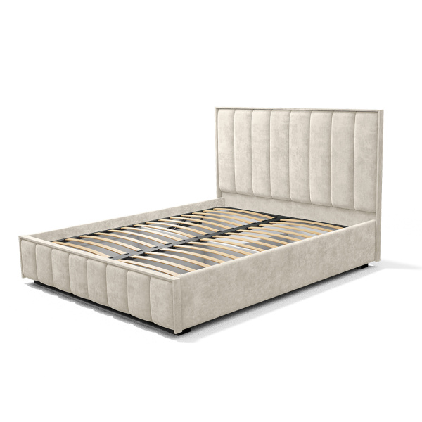 Кровать 1,6 м  "Мирабель" КР-16 NEW (Миндаль)