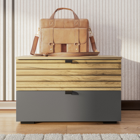 Тумба "Марсель" ТБ-07 Крафт/Графит (Крафт/Графит)