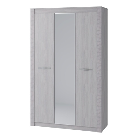 Шкаф 3-х створчатый "Монако" ШК-38 (ясень белый/F12)