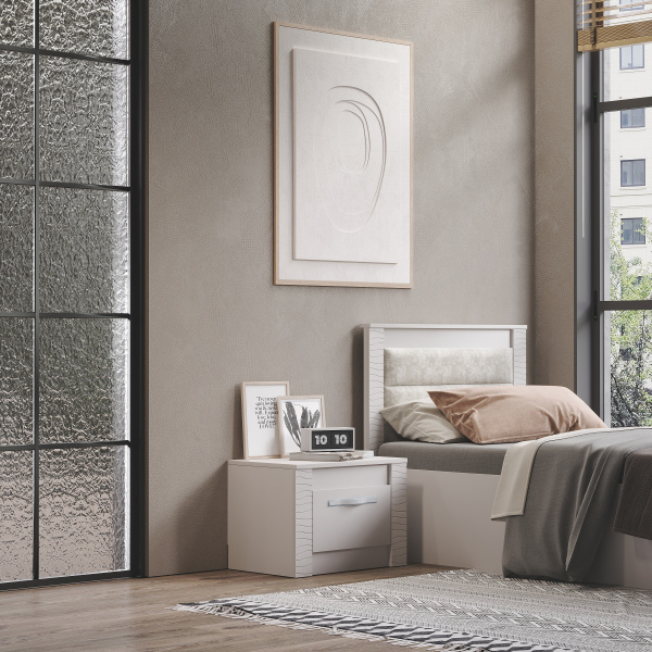 Тумба прикроватная "Монако" ТБ-26 (кашемир/MF03)