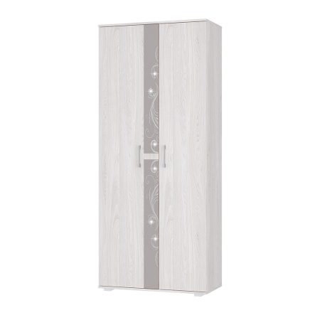 Гостиная "Флоренция" шкаф (ясень белый)